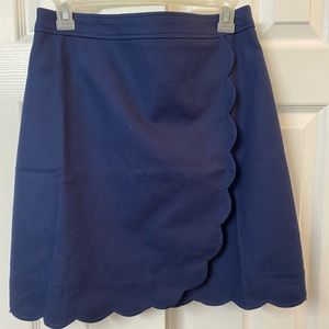 J Crew navy skirt